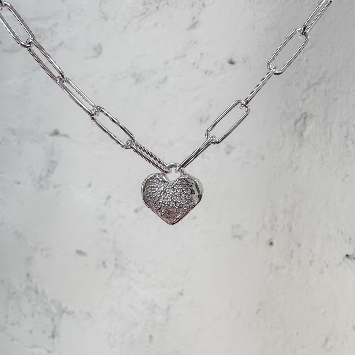 Chunky chain pendant - Sterling silver only