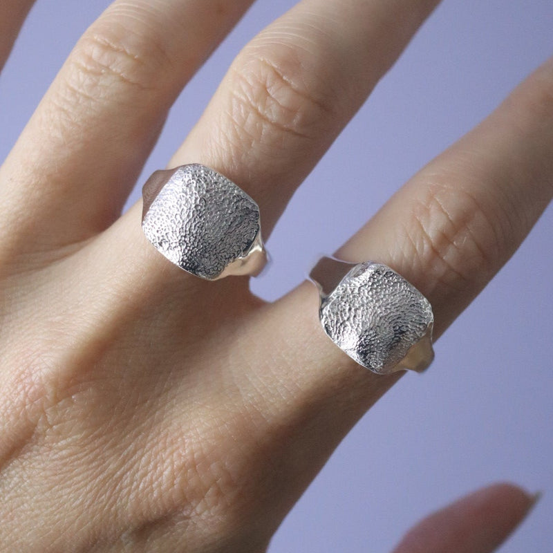 Dog Nose Print Signet Ring
