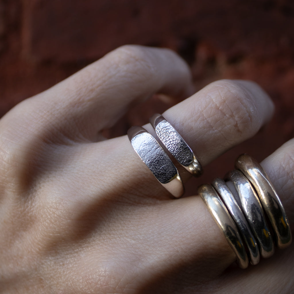 Dog Nose Print Bar Ring