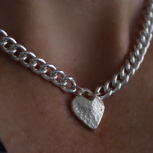 Love you chunky pendant